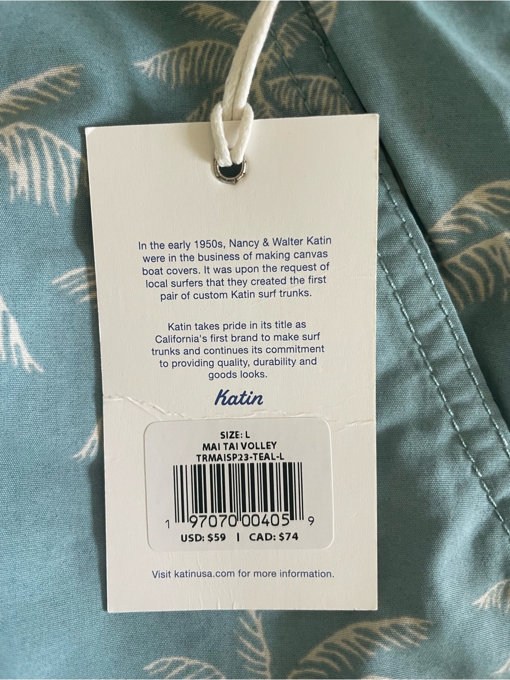 ☀️SALE☀️ NEW Katin Volley Short 🌴 Large - Picture 10 of 11
